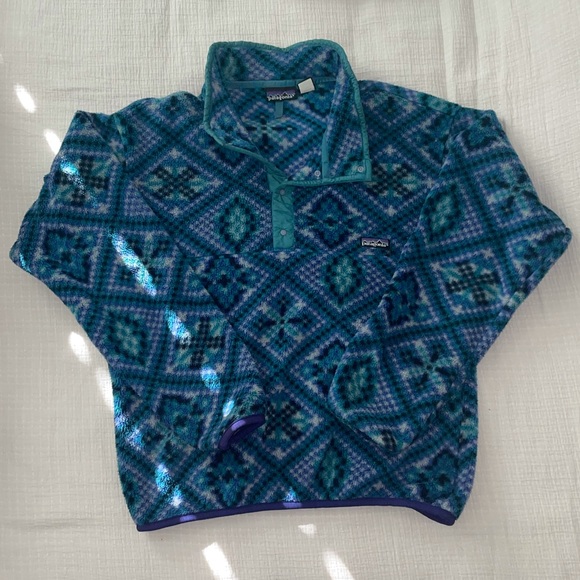 Patagonia Jackets & Blazers - Vintage Patagonia Aztec Snap-T Synchilla
